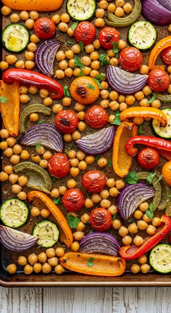 Mediterranean Chickpeas and Vegetables