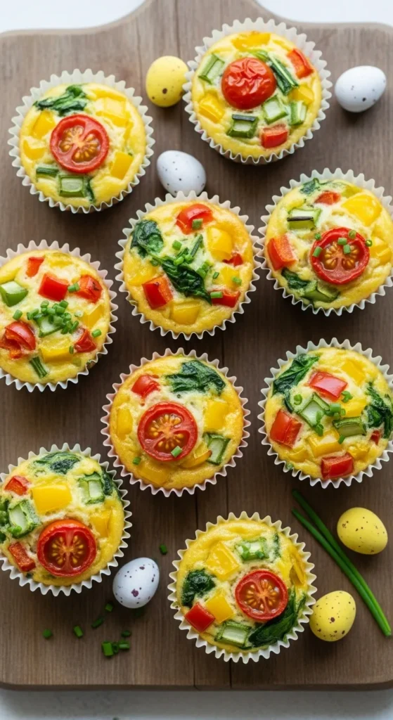Mini Egg and Veggie Muffins