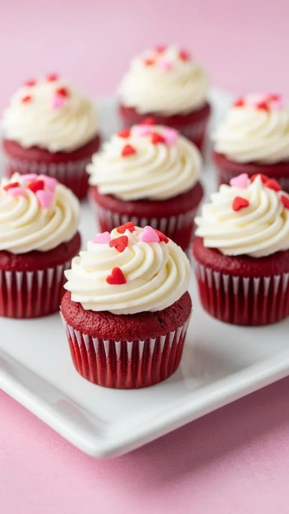 Mini Red Velvet Cupcakes