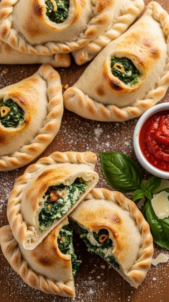 Mini Spinach Calzones