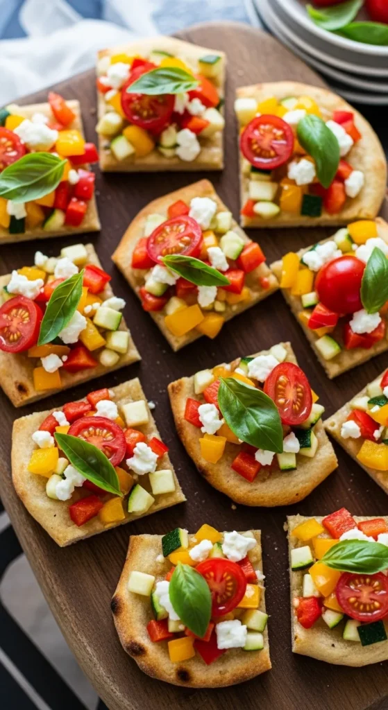 Mini Flatbread Squares