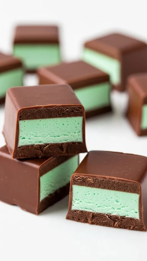 Mint Chocolate Tray Bake