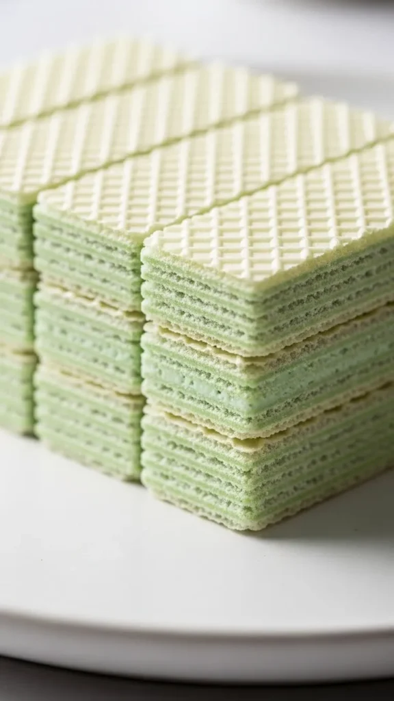 Mint Cream Wafer Stacks