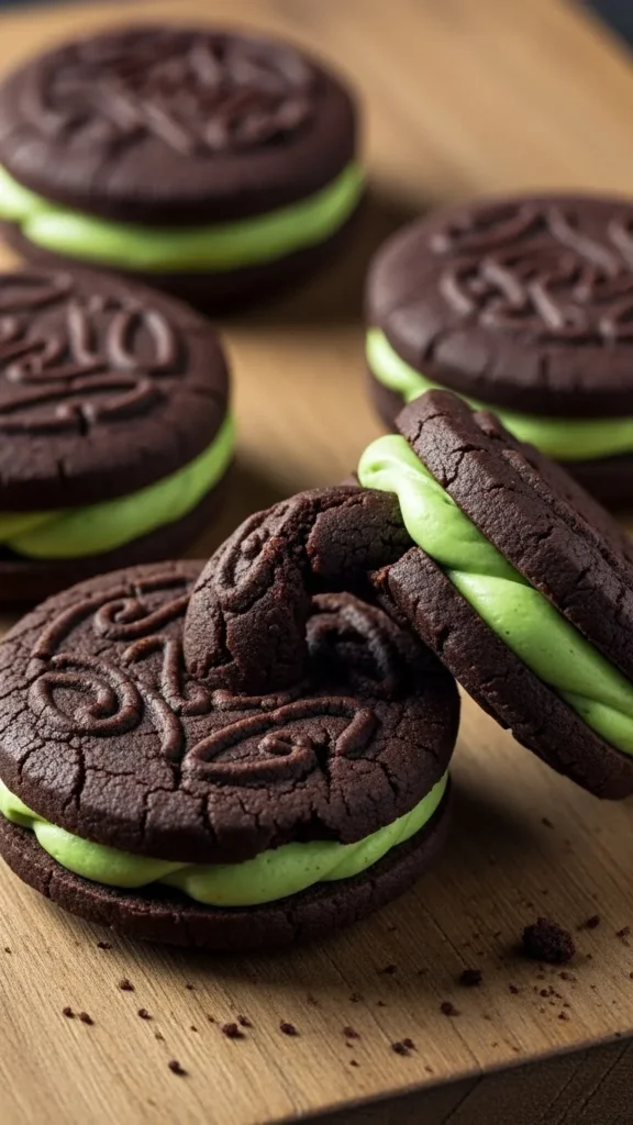 Mint Oreo-Style Cookies