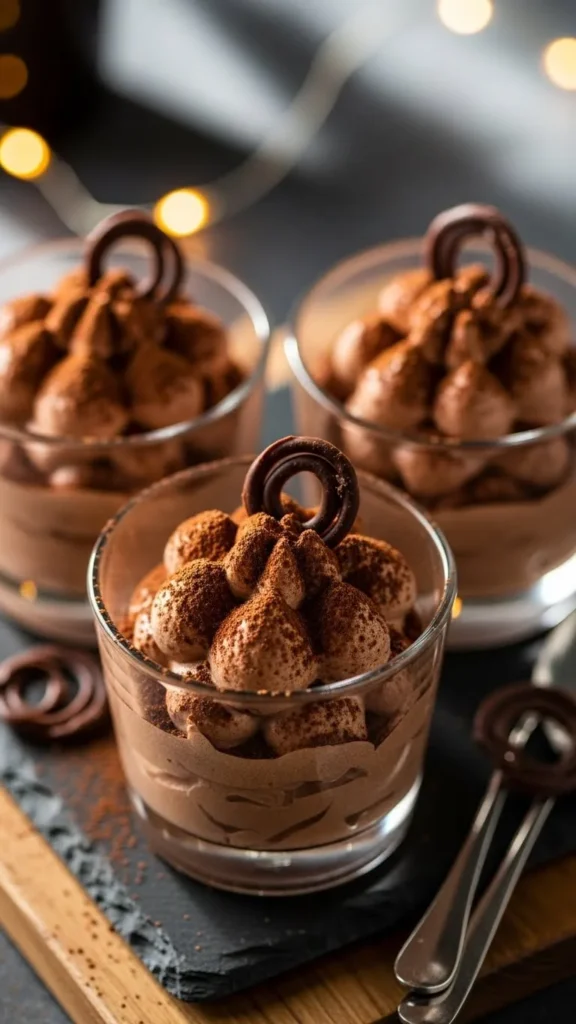 No-Bake Chocolate Mousse Cups