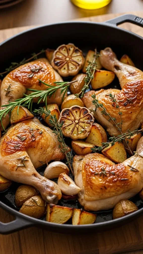 One-Pan Chicken and Potatoes