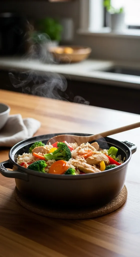 One-Pot Chicken Stir Rice