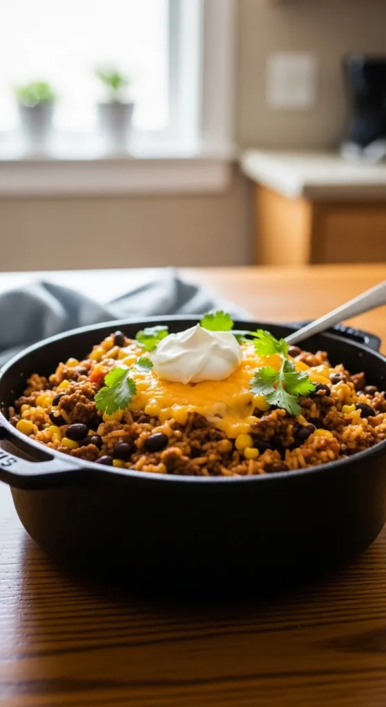 One-Pot Taco Rice