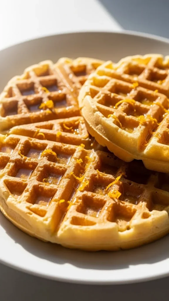 Orange Zest Waffles
