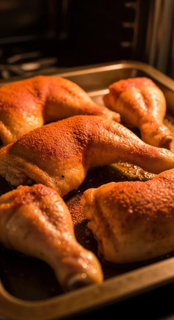 Oven Roasted Paprika Chicken Legs