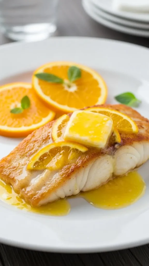 Pan-Seared Fish with Citrus Butter