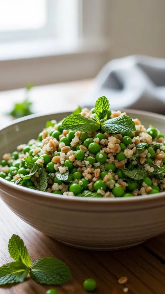 Pea and Mint Grain Salad