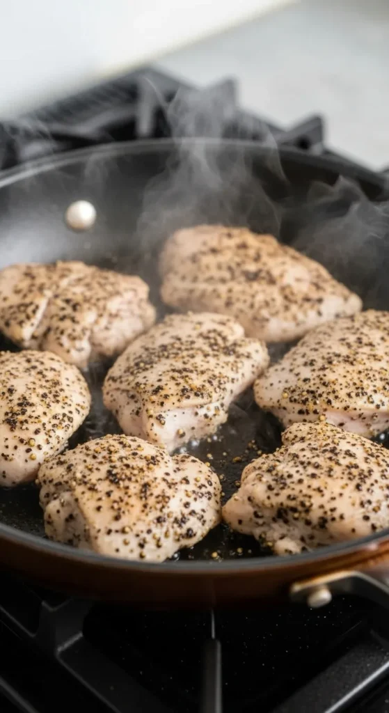 Peppery Skillet Chicken