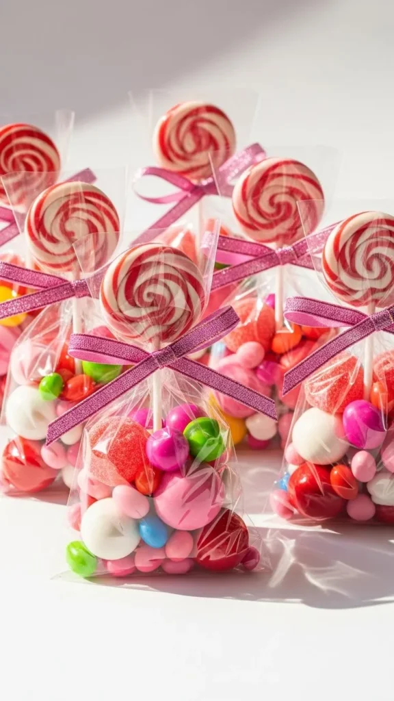 Pink Pop Candy Bags