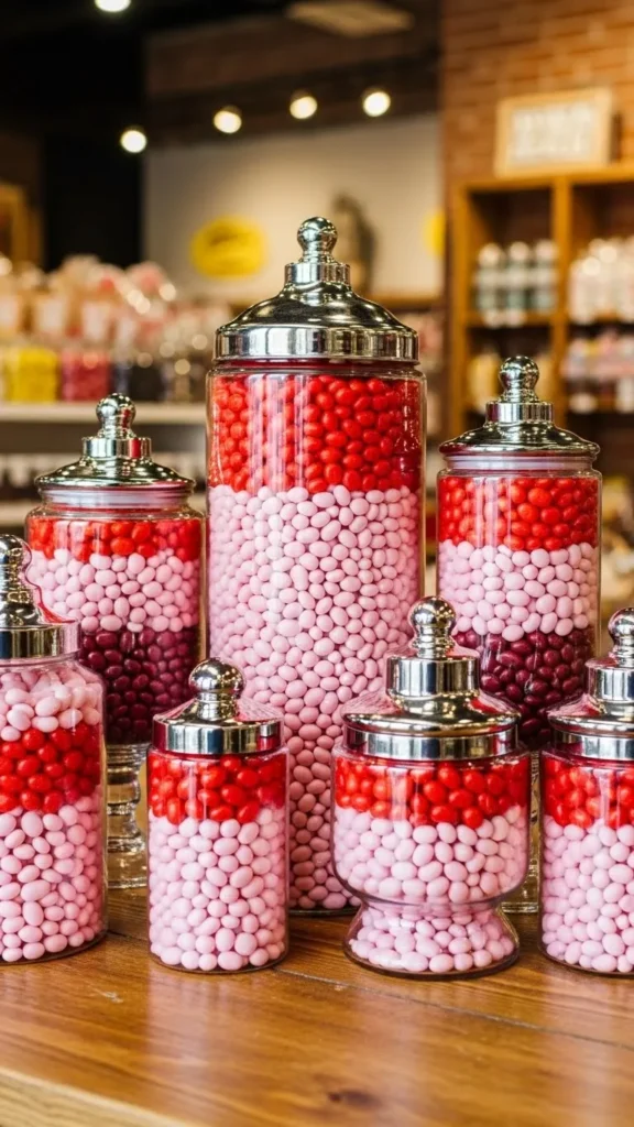 Pink and Red Candy Layers