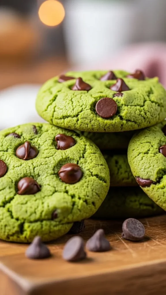 Pistachio Chocolate Chip Cookies