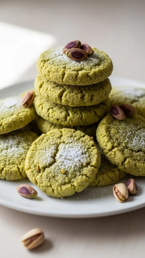 Pistachio Pudding Cookies