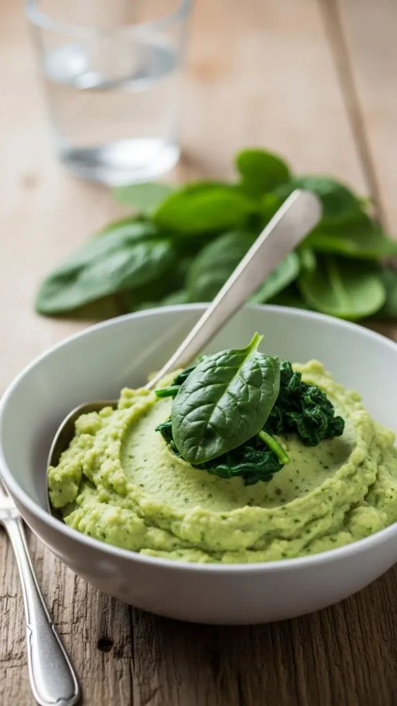 Potato and Spinach Mash