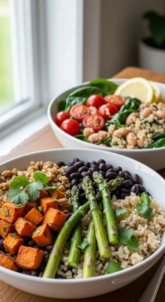 Quick Bean and Rice Bowls