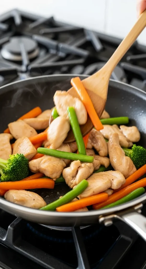 Quick Spring Chicken Stir Fry