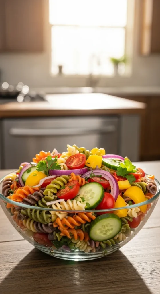 Rainbow Pasta Salad
