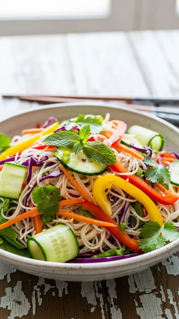 Rice Noodle Veggie Toss