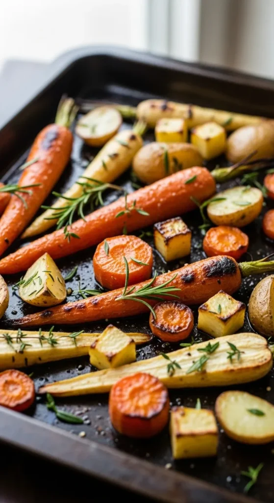 Roasted Root Vegetables with Herbs
