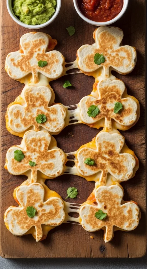 Shamrock Quesadillas