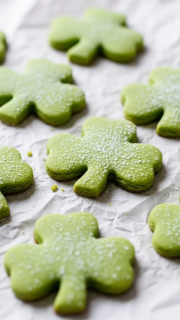 Shamrock Sugar Cookies