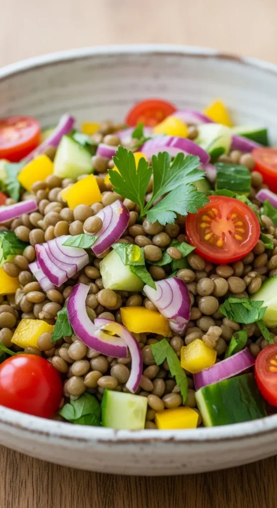 Simple Lentil Salad

