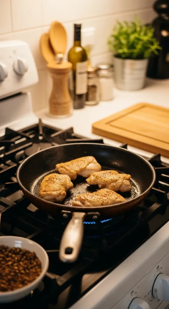 Simple Spring Chicken Skillet