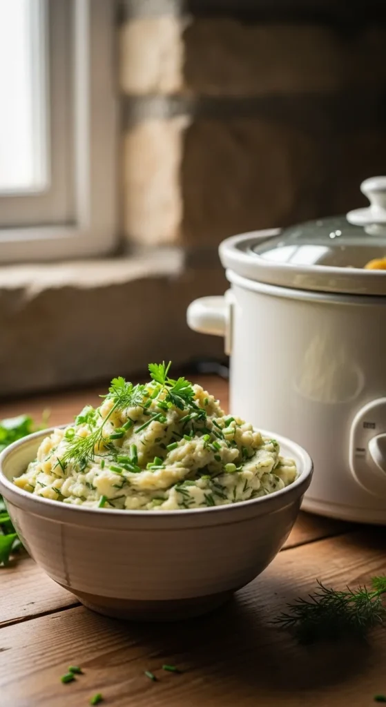 Slow Cooker Colcannon-Style Mash