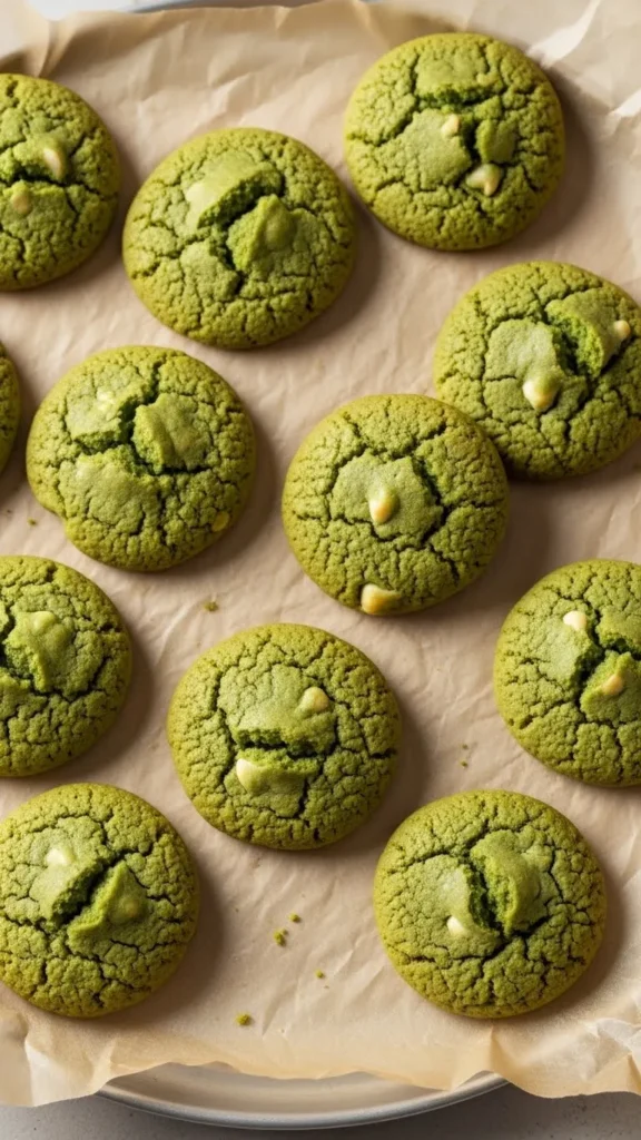 Soft Green Drop Cookies
