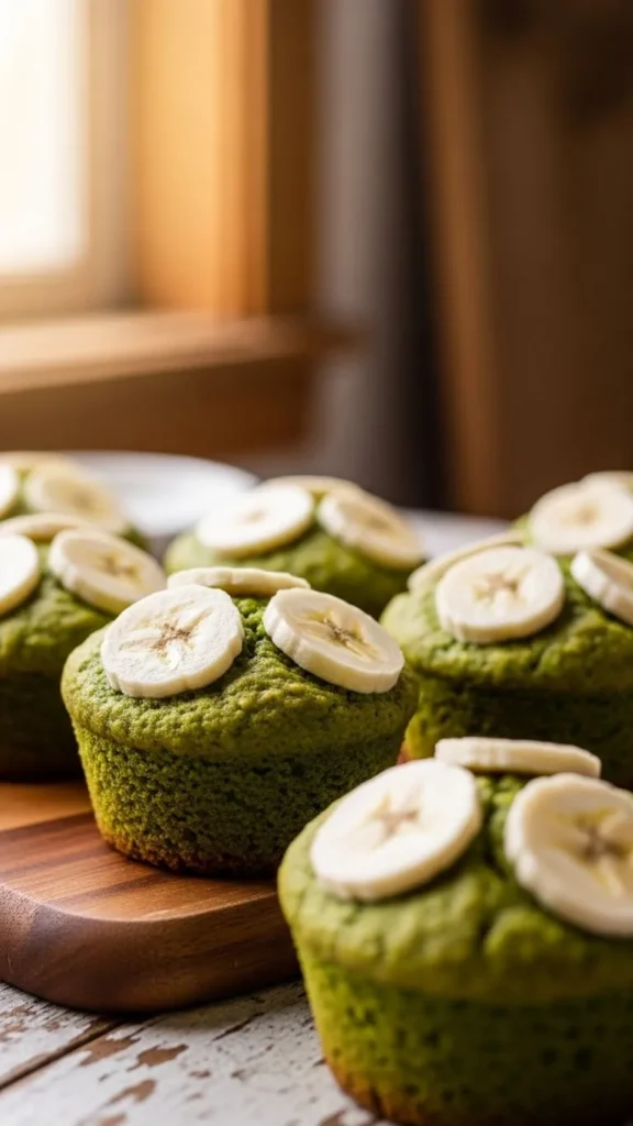 Spinach Banana Muffins