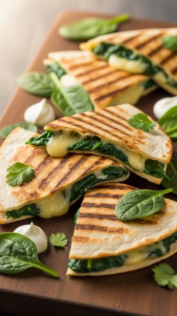 Spinach & Cheese Quesadilla