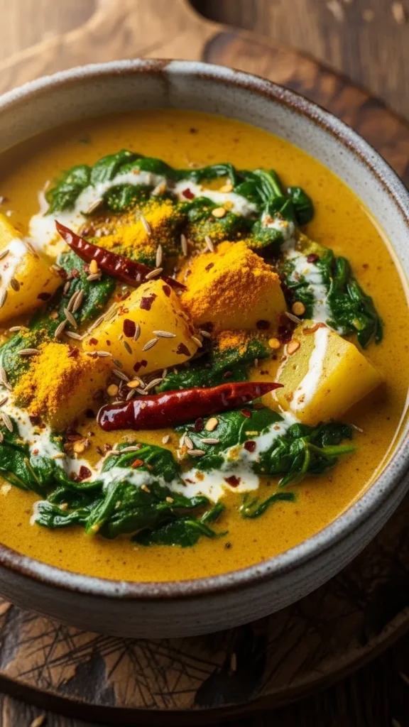 Spinach & Potato Curry