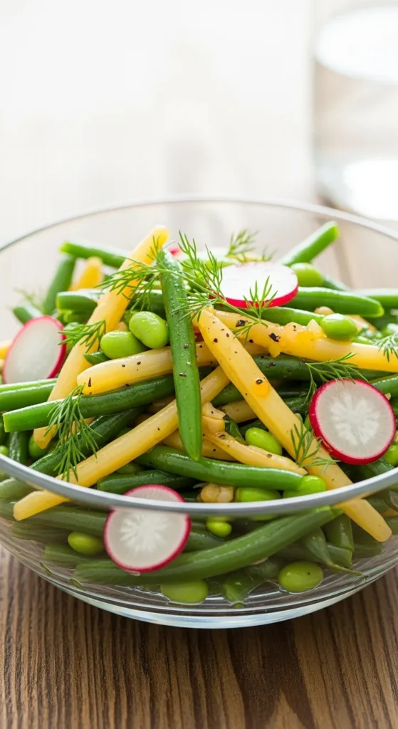 Spring Bean Salad With Citrus Dressing
