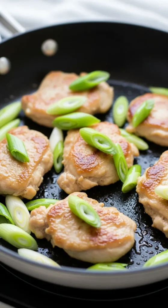 Spring Onion Chicken Stir Skillet