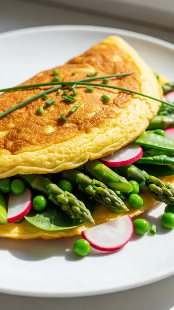 Spring Veggie Omelet