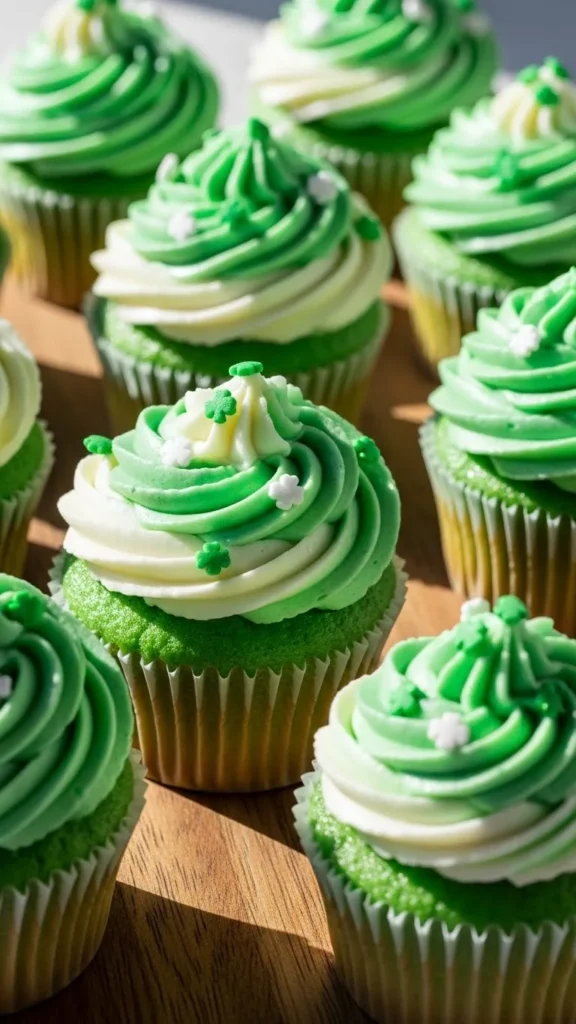 St Patrick’s Day Cupcakes