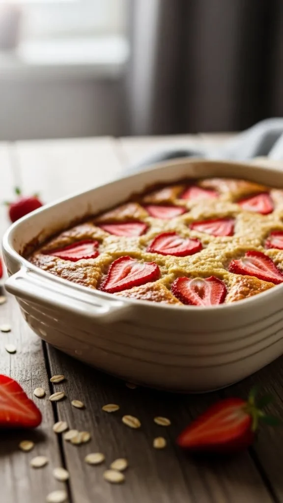 Strawberry Baked Oatmeal