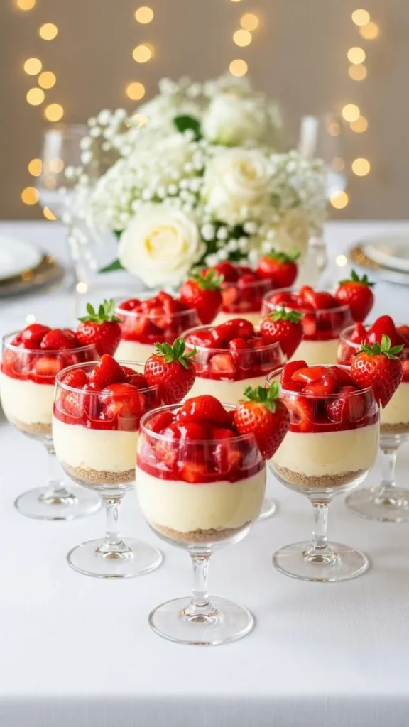 Strawberry Cheesecake Cups