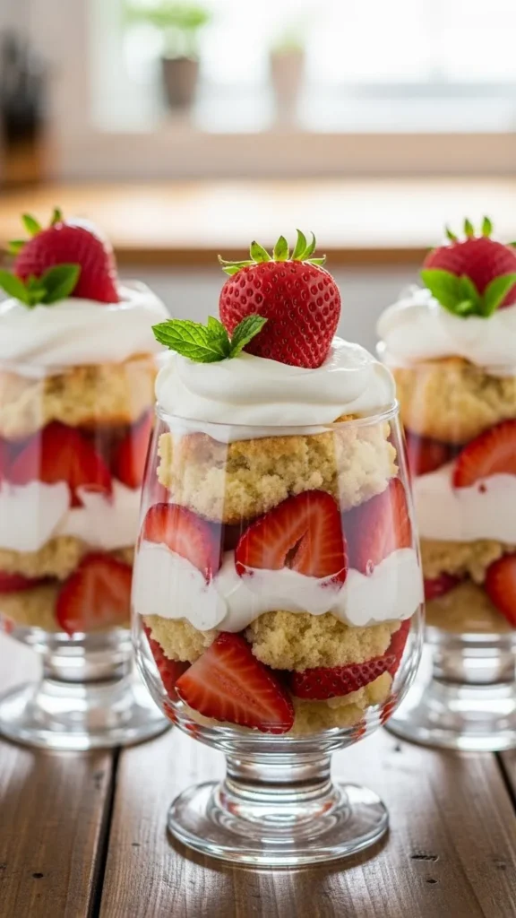 Strawberry Shortcake Cups