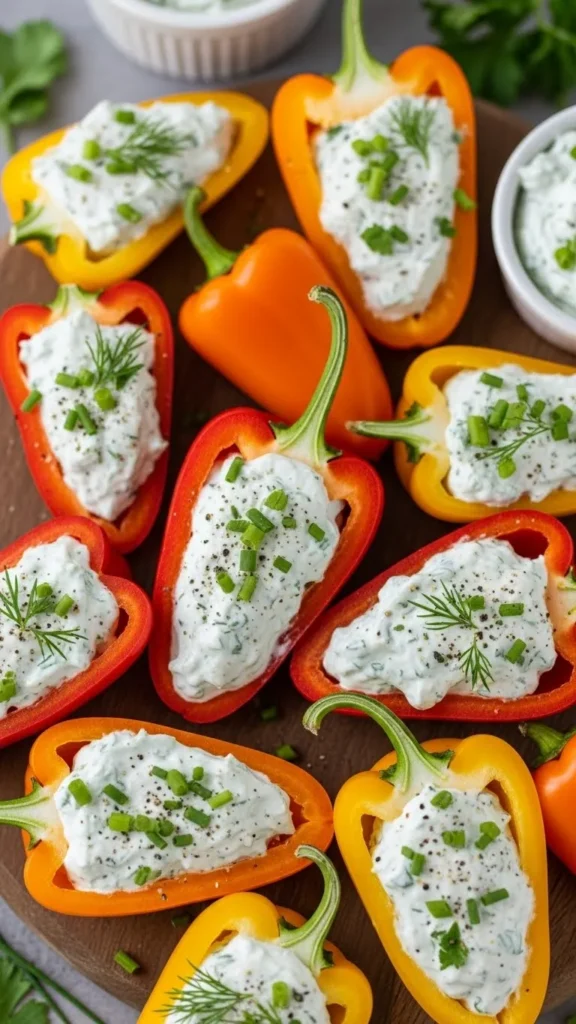 Stuffed Mini Bell Peppers