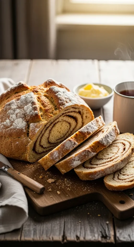 Sweet Cinnamon Soda Bread