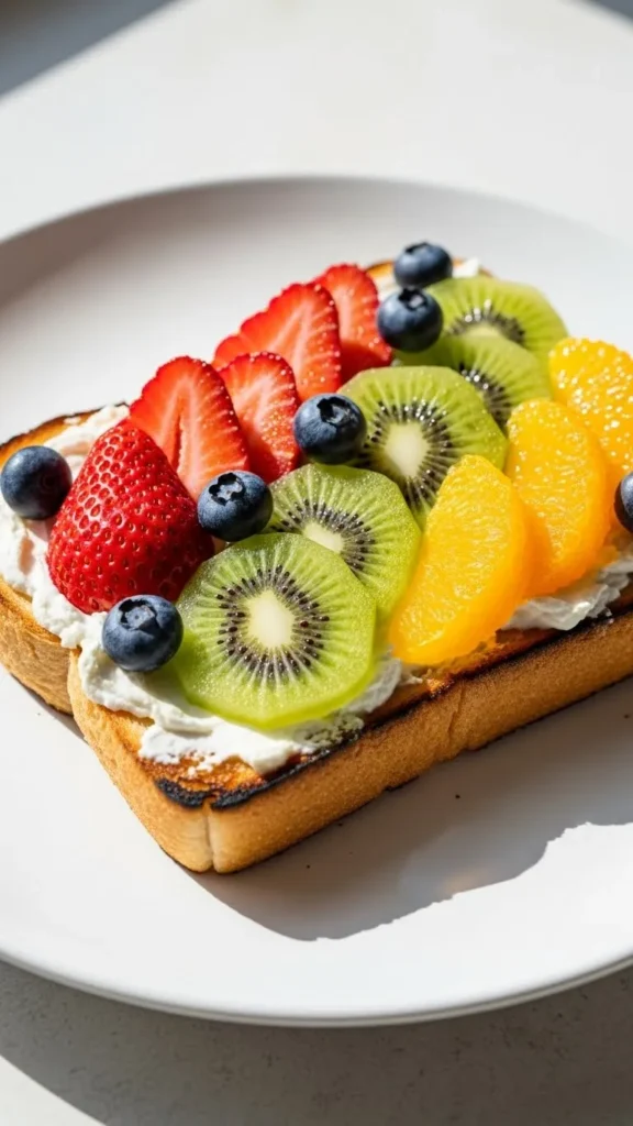 Sweet Cream Cheese Toast
