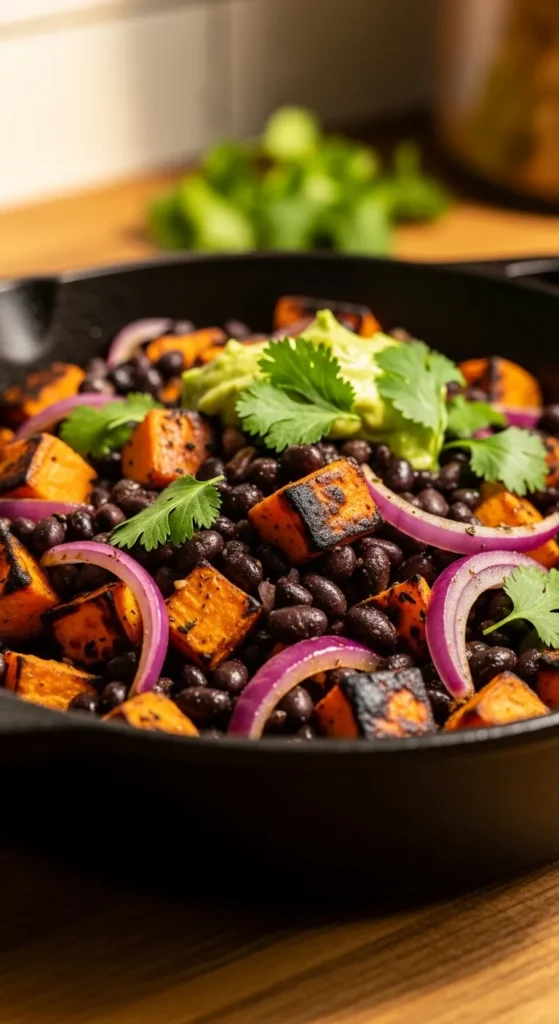 Sweet Potato and Black Bean Skillet