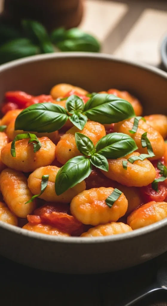 Tomato Basil Gnocchi