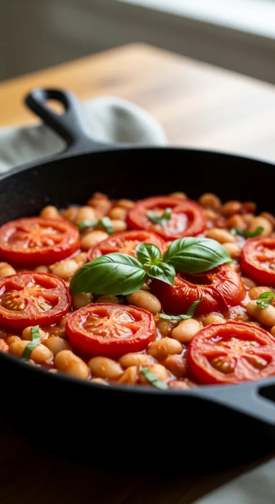 Tomato and White Bean Skillet
