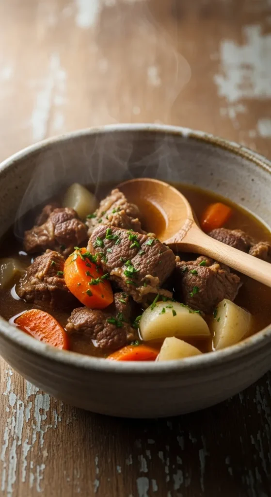 Traditional Lamb and Turnip Stew